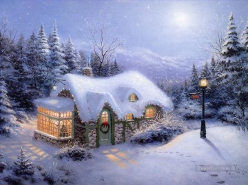 Silent Night TK Christmas Oil Paintings